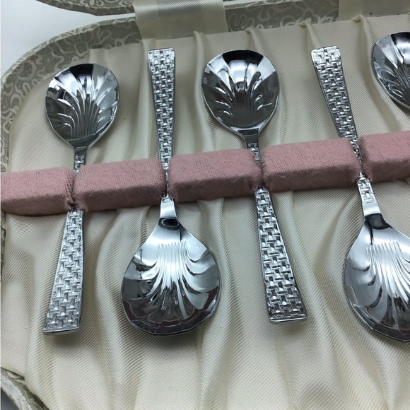 Sheffield England stainless chromium Serving spoon set - Picture 2 of 6
